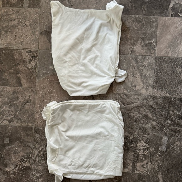 Women’s White Bridal Skirt Set Size Small White Ivory - Picture 2 of 5